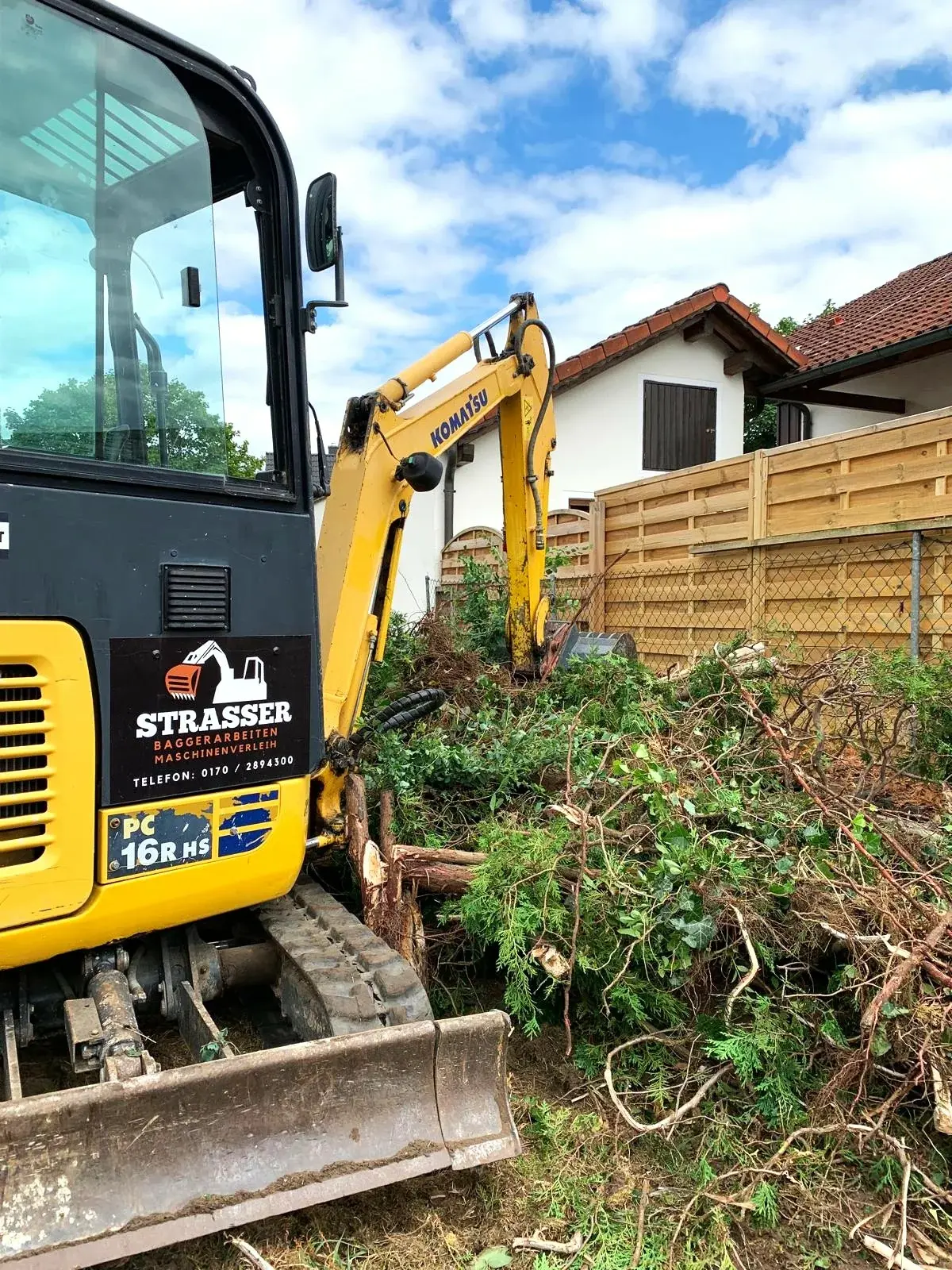Minibagger-Einsatz 1